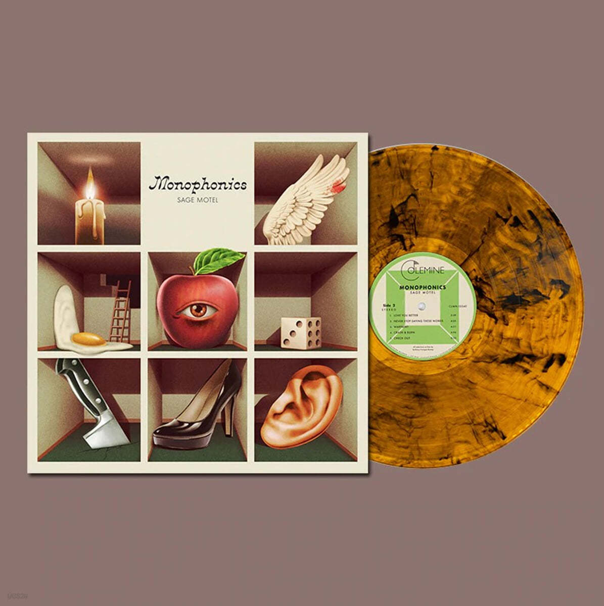 Monophonics (모노포닉스) - Sage Motel [투명 오렌지 & 블랙 스월 컬러 LP]