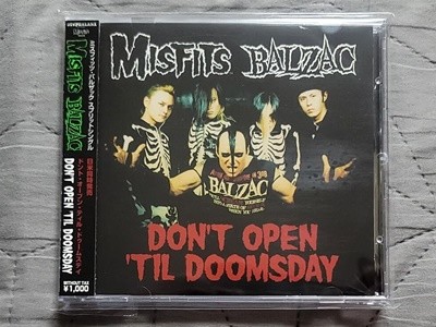 (일본반) MISFITS / BALZAC - DON'T OPEN 'TIL DOOMSDAY (Split)