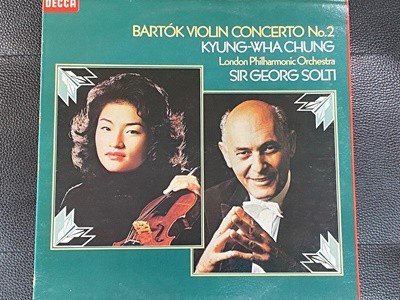 [LP] 정경화 - Bartok Violin Concerto No.2 in B minor LP [성음-라이센스반]