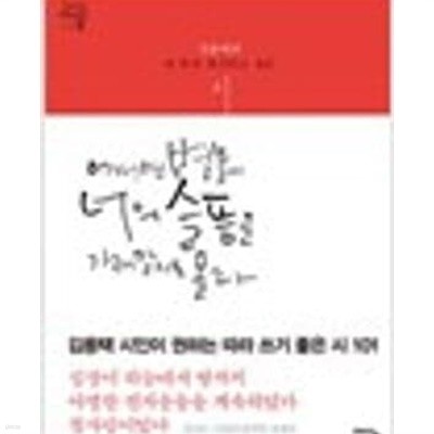 어쩌면 별들이 너의 슬픔을 가져갈지도 몰라 - 김용택의 꼭 한번 필사하고 싶은 시