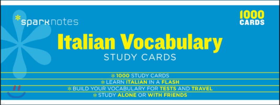 Sparknotes Italian Vocabulary Study Cards