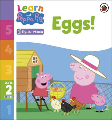 Learn with Peppa Phonics Level 2 Book 10 - Eggs! (Phonics Reader)