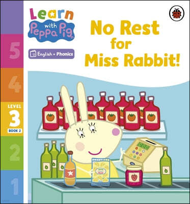 Learn with Peppa Phonics Level 3 Book 2 - No Rest for Miss Rabbit! (Phonics Reader)