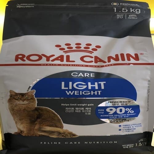 로얄캐닌 라이트 웨이트케어 고양이반려묘 사료 1.5kg
