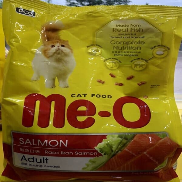 프로 Me-O 미오 연어 어덜트 고양이 반려묘 사료 1.2kg