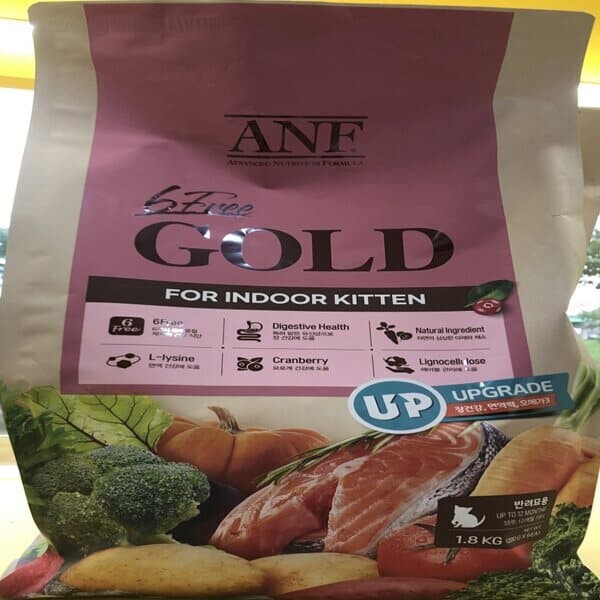 프로 ANF 갯식스 프리골드 키튼 고양이 반려묘 사료 1.8kg