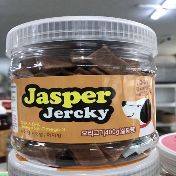 프로 동화애견 제스퍼져키 오리고기 400g 애견 반려견 사료