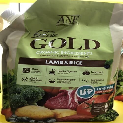 ANF식스프리골드 양고기 쌀 애견 반려견 사료 1.8kg