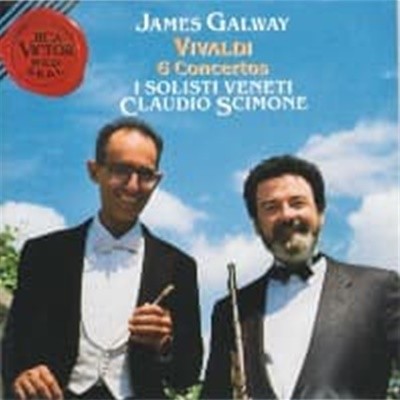 [미개봉] James Galway, Claudio Scimone / Vivaldi : 6 Concertos (수입/79282RC)