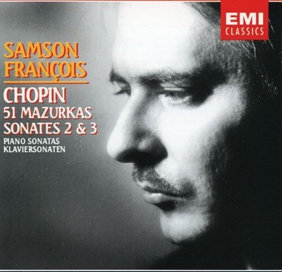 상송 프랑수아 - Samson Francois - Chopin 51 Mazurkas Sonates 2 & 3 (마주르카 전곡 ,피아노 소나타 2,3번) 2Cds [E.U발매]