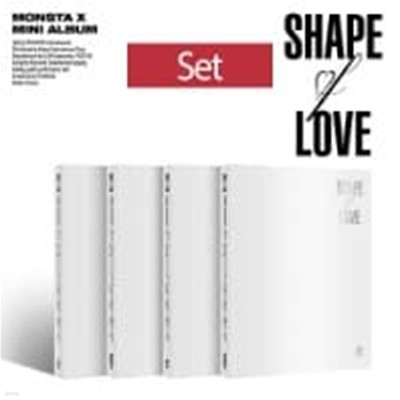 [미개봉] [세트] 몬스타엑스 (Monsta X) / Shape Of Love (11th Mini Album) (Lov e+ Originality + Vibe + Everything Ver./일반)