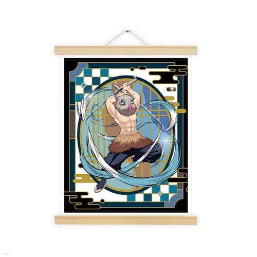 귀멸의칼날 캐릭터 보석십자수 행잉 이노스케 40X50