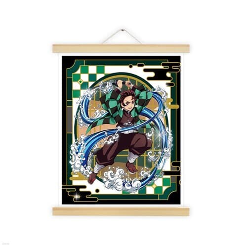 귀멸의칼날 캐릭터 DIY 보석십자수 행잉 탄지로 40X50