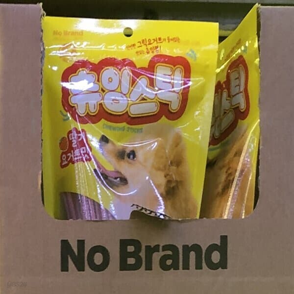 노브랜드 츄잉스틱 딸기 요거트 300g 애견 사료