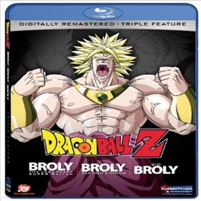 Dragon Ball Z: Broly Triple Feature -Broly/Broly Second Coming/Bio-Broly (巡  Z) (ѱ۹ڸ)(Blu-ray)