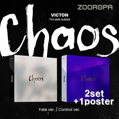 [미개봉/2종세트/1포스터] 빅톤 VICTON Chaos 미니앨범 7집