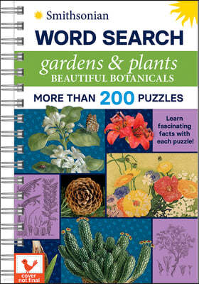 Smithsonian Word Search Beautiful Botanicals Gardens and Plants