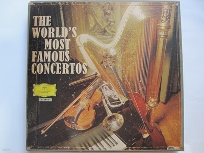 LP(수입) The World's Most Famous Concertos- 오이스트라흐/리히터/켐프 외(Box 10)