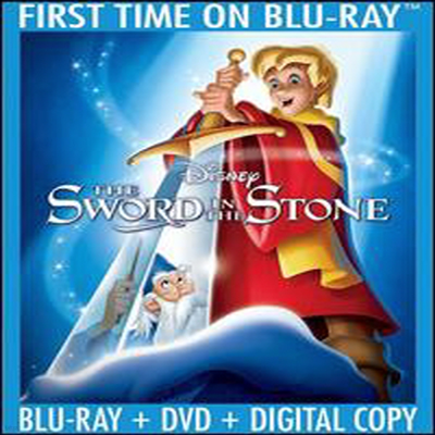 The Sword in the Stone: 50th Anniversary Edition (ƴ ̾߱) (ѱ۹ڸ)(Blu-ray) (1963)