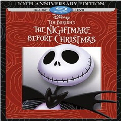 Tim Burton's The Nightmare Before Christmas - 20th Anniversary Edition (ũ Ǹ) (ѱ۹ڸ)(Blu-ray) (1993)