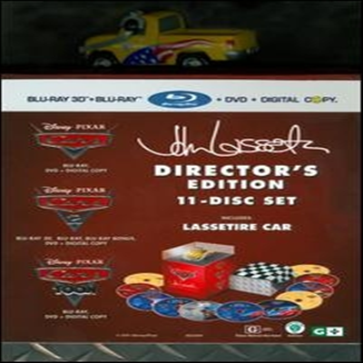Cars Director's Edition (Cars / Cars 2 / Mater's Tall Tales) (ѱ۹ڸ)(Blu-ray/DVD Combo + Digital Copy) (2011)