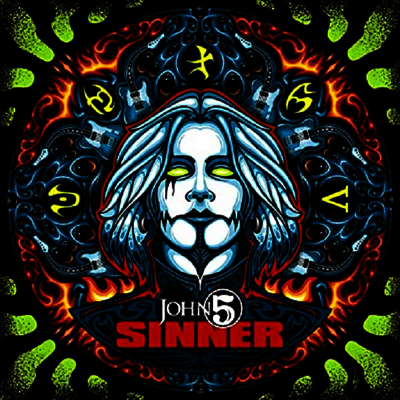 John 5 & The Creatures — Sinner (Picture Disc) 앨범 커버