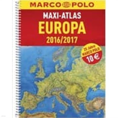 Marco Polo Maxi-Atlas Europa 2016/2017 (Paperback) 