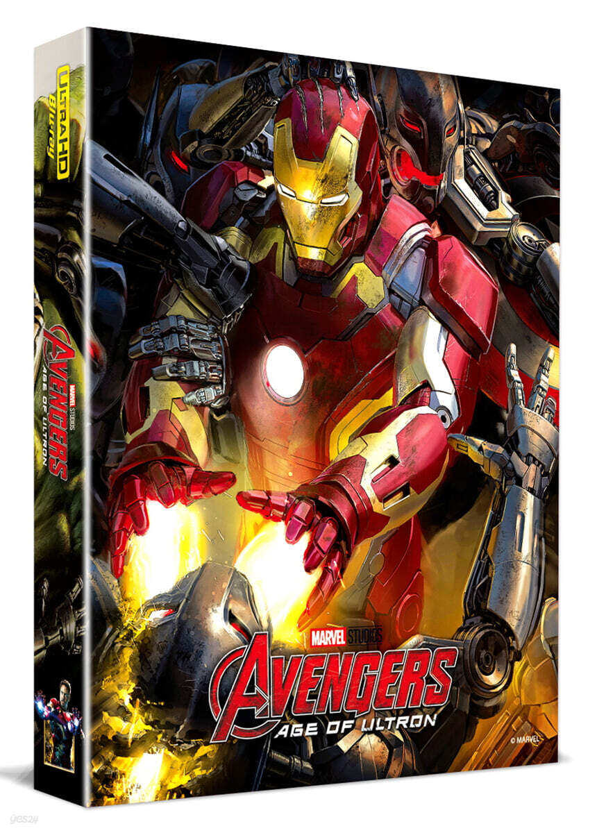 어벤져스 : 에이지 오브 울트론 (3Disc, 4K UHD+3D+BD 렌티큘러 풀슬립 B1 Type 스틸북 한정판) : 블루레이 |  월트디즈니 - 예스24