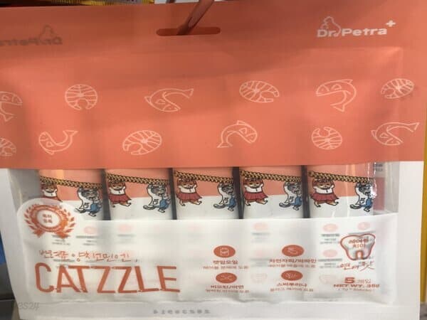 닥터패트라 캣즐 헤어볼 연어 반려동물 사료 35g