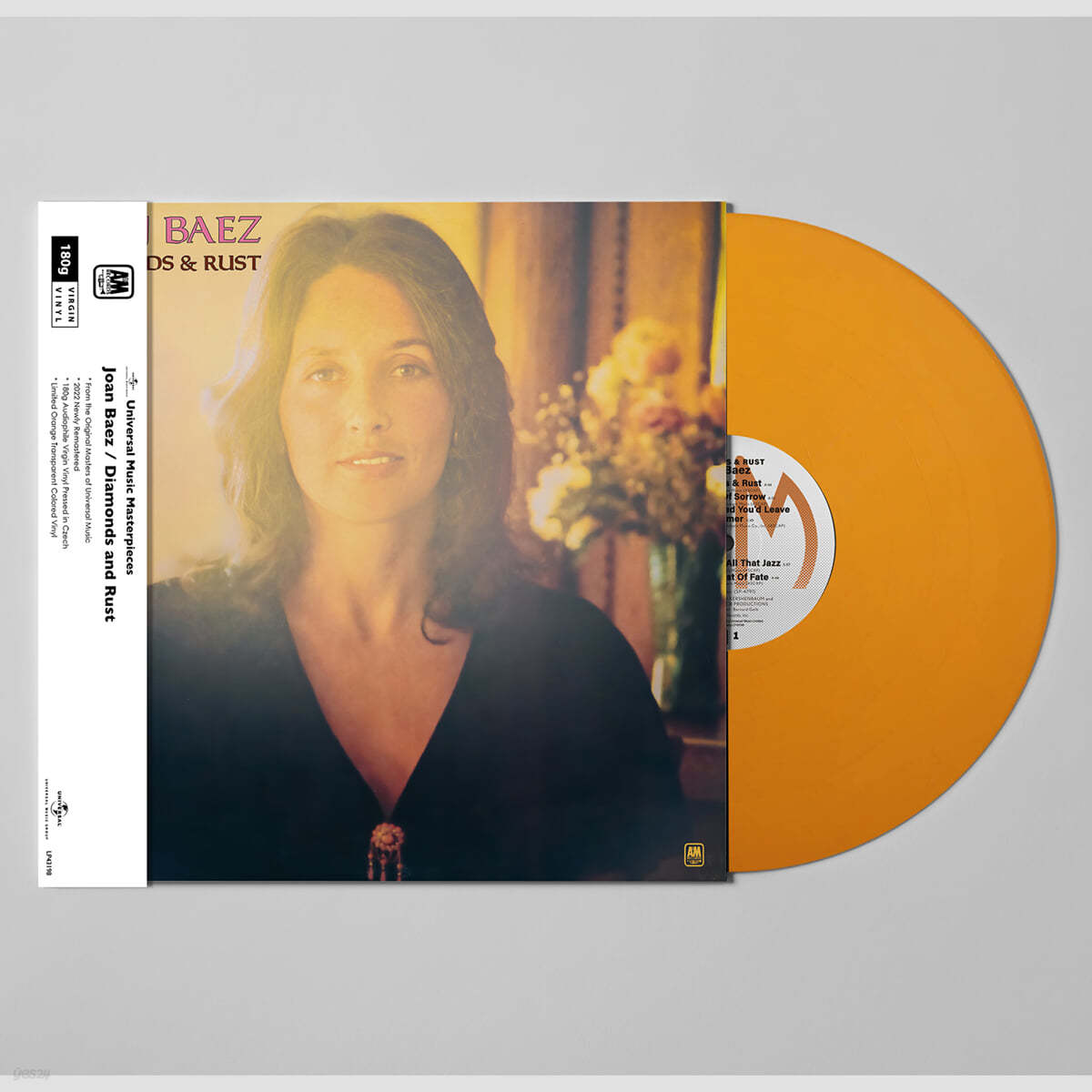 Joan Baez (조안 바에즈) - Diamonds &amp; Rust [투명 오렌지 컬러 LP]