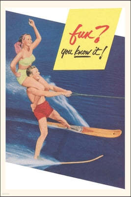 Vintage Journal Water Skiing Fun