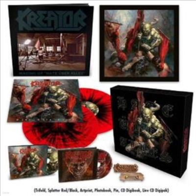 Kreator - Hate Uber Alles (Red/Black Splatter Vinyl) (+Artprint +Photobook +Pin +Cd Digibook +Live Cd/Blu-Ray Digibook)