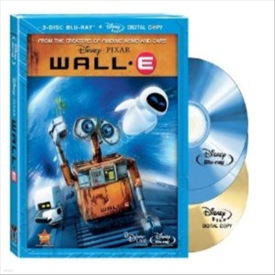 Wall-E (-E) (Three-Disc Special Edition + Digital Copy and BD Live) (ѱ۹ڸ)(Blu-ray) (2008)