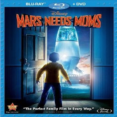 Mars Needs Moms (ȭ  ʿ) (ѱ۹ڸ)(Two-Disc Blu-ray / DVD Combo) (2011)
