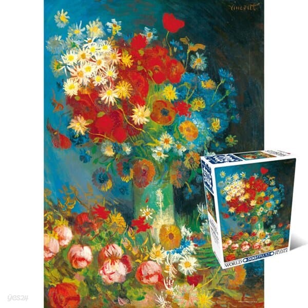500피스퍼즐 꽃과 장미가 있는 정물 학산문화사