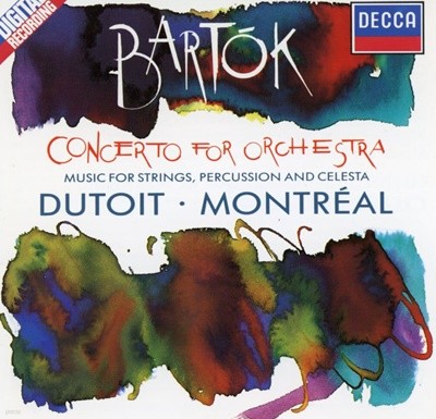 바르톡 - Bartok - Concerto For Orchestra (오케스트라를 위한 협주곡) [독일발매]