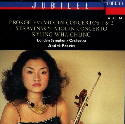 프로코피예프 (Sergei Prokofiev) / 정경화 :  Violin Concertos 1 & 2 - Violin Concerto (US발매)