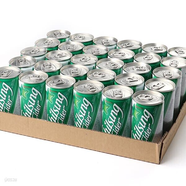 [롯데칠성음료]칠성사이다 190ml x 30캔