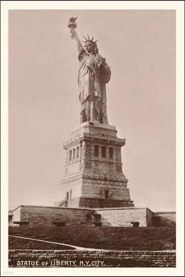 Vintage Journal Statue of Liberty, New York City
