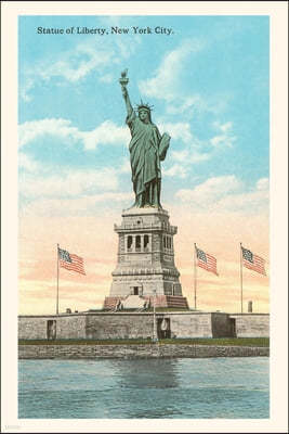 Vintage Journal Statue of Liberty, New York City