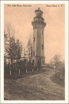 Vintage Journal Richmond Lighthouse, Staten Island
