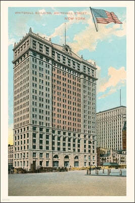 Vintage Journal Whitehall Building, New York City