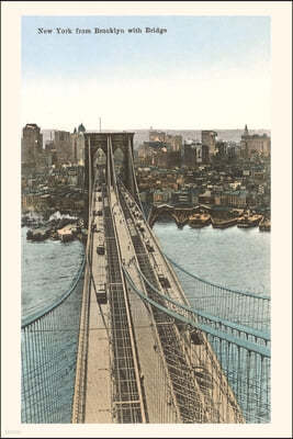 Vintage Journal Brooklyn Bridge, New York City