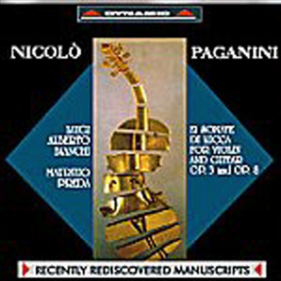İϴ: ̿ø Ÿ  12 ҳŸ 2 (ī ҳŸ) (Paganini: 12 Sonatas for Violin and Guitar)(CD) - Luigi Alberto Bianchi