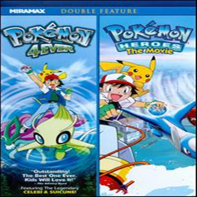 Pokemon 4Ever/Pokemon Heroes (ϸ) (ڵ1)(ѱ۹ڸ)(DVD)(2011)