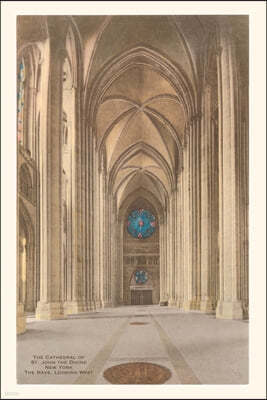 Vintage Journal Interior, St. John the Divine, New York City