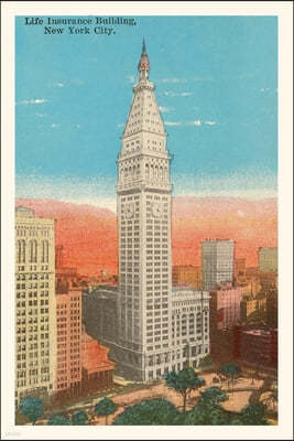 Vintage Journal Life Insurance Building, New York City