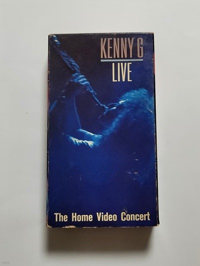 (미국반 VHS 비디오테이프) 케니지 Kenny G Live (The Home Video Concert)