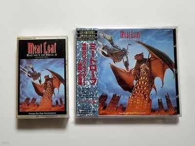 (일본반 CD+카세트테이프) Meat Loaf (미트로프) - Bat Out of Hell II: Back into Hell
