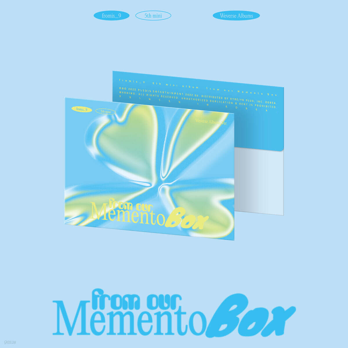 프로미스나인 (fromis_9) - 미니앨범 5집 : from our Memento Box [Weverse Albums ver.] [SET] [QR카드 9종]